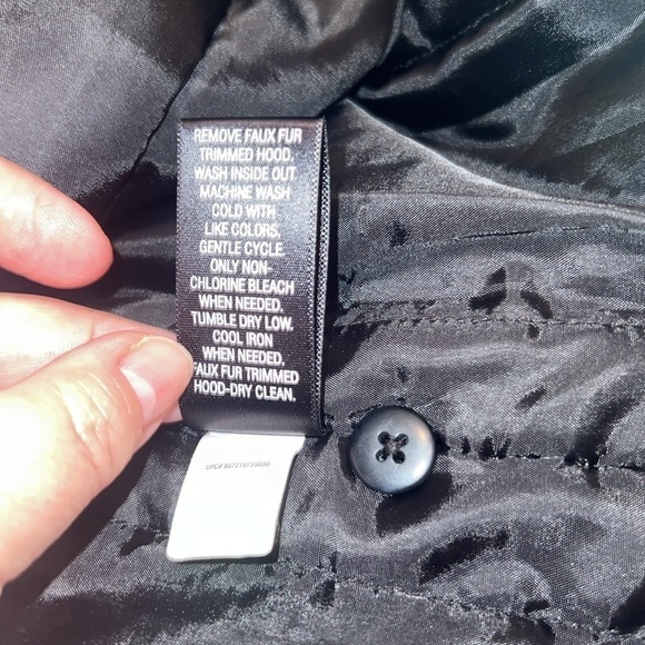 Croft & Barrow Black Full Zip Waterproof Stadium Jacket Size Large - Picture 5 of 7